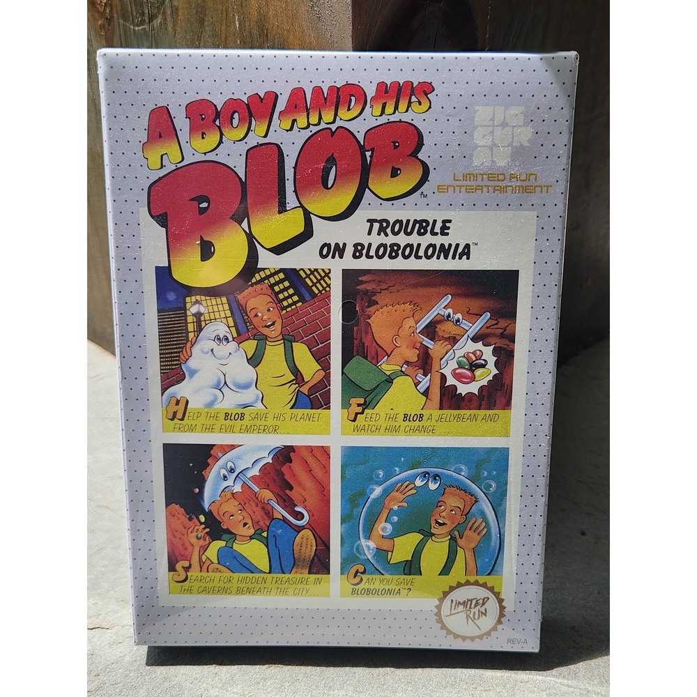 NEW A Boy & His Blob Trouble on Blobolonia Limited Run Games NES Nintendo Sealed